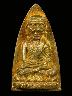 หลวงปู่ทวด พิมพ์เตารีดใหญ่ เนื้อทองทิพย์ รุ่นสร้างโรงพยาบาลโคกโพธิ์ ปี 2539 วัดช้างให้ สวยๆผิวเดิมๆ