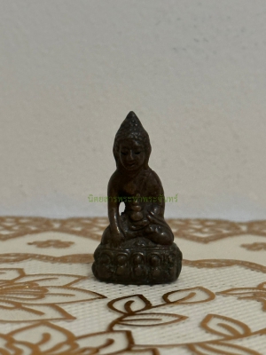 พระกริ่ง วัดประสาทฯ ปี 2506 ตอกวัชรด้านหลัง เนื้อแดง กรุงเทพฯ
