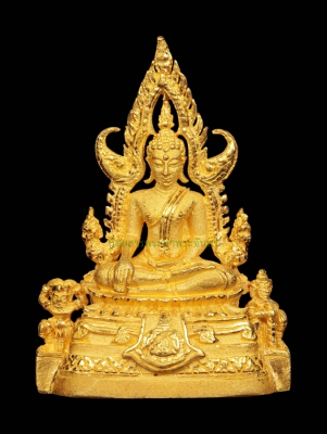 พระพุทธชินราช ภ.ป.ร. มูลนิธิพิทักษ์ดวงตาประชาชน วัดพระศรีมห าธาตุ ปี 2542 ทองคำพิมพ์กลาง น้ำ หนัก 10 กรัม