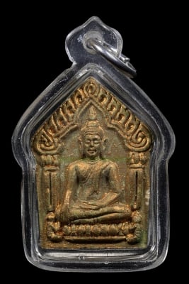 พระขุนแผนรุ่นแรก พิมพ์ใหญ่ ตะกรุดทองแดง หลวงพ่อสาคร ปี2530