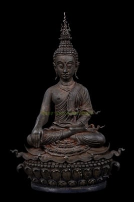พระกริ่งพุทธประทานยศบารมี เนื้อนวโลหะ อ.เฉลิมชัย อุปกรณ์ครบ