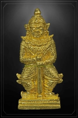 ท้าวเวสสุวรรณ หลวงปู่โสฬส วัดโคกอู่ทอง เนื้อทองคำ