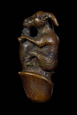 ปลัดขิก 12 นักษัตรปีมะแม(ปีแพะ)รุ่นรวย มหาลาภ หลวงพ่อเปิ่น วัดบางพระ จังหวัดนครปฐม ปี2538 เนื้อทองแดง