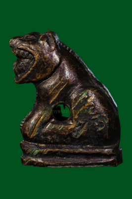 เสือปั๊มรุ่นแรก หลวงพ่อฟู วัดบางสมัคร จังหวัดฉะเชิงเทรา ปี2528 เนื้อทองแดง