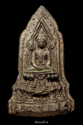 พระโคนสมอ อยุธยา พิมพ์สมาธิ เนื้อดินเผา
